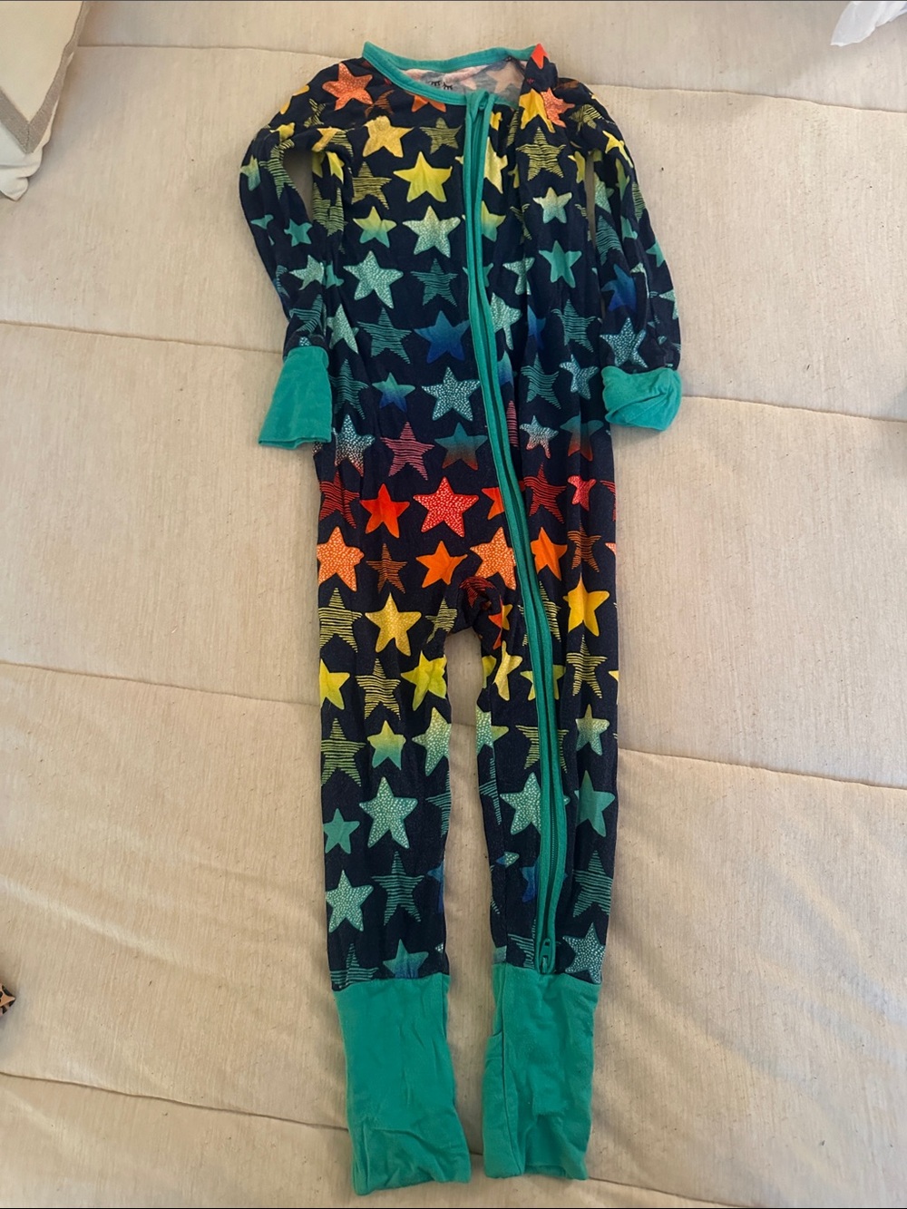 Little Sleepies Kids Rainbow Star One-Piece Pajama